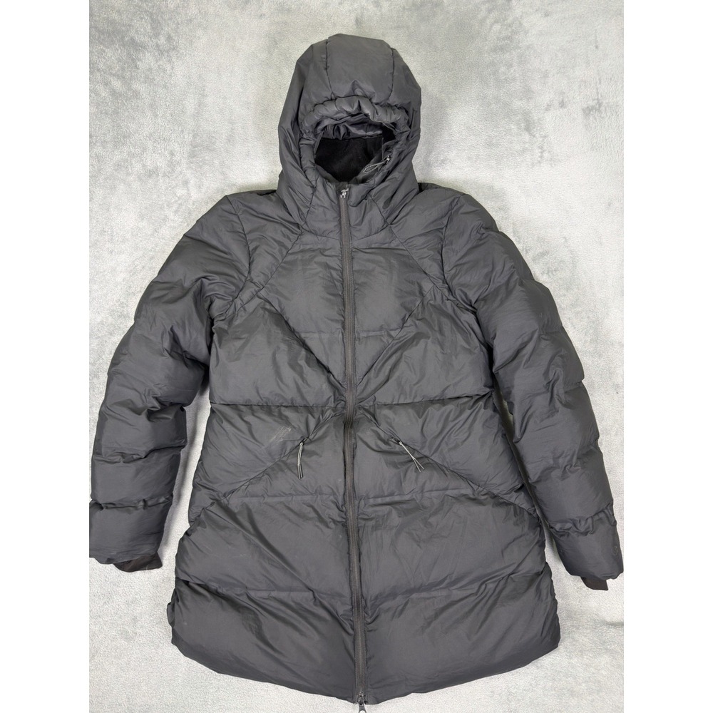 Champion‎ Parka Jacket Womens Large Black Puffer Hooded Full Zip Winter Coat